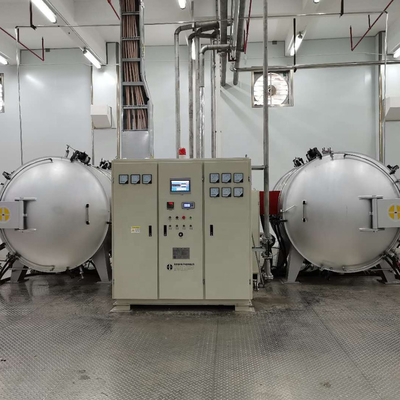 Horizontal Graphite Powder 432L Vacuum Induction Heating Carbon Fiber Graphitizing Furnace