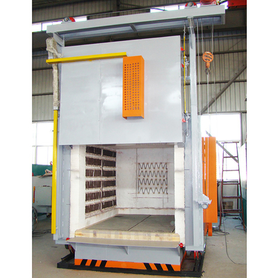 Energy saving hot sale full fiber die steel type annealing furnace, heat treatment bogie hearth furnace with good quality