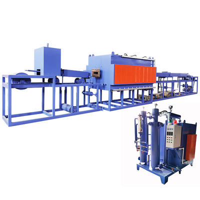 Mesh Belt Bright Annealing Type Stainless Steel Tubes Continuous Bright Annealing Furnace With Ammonia Decomposition Generator