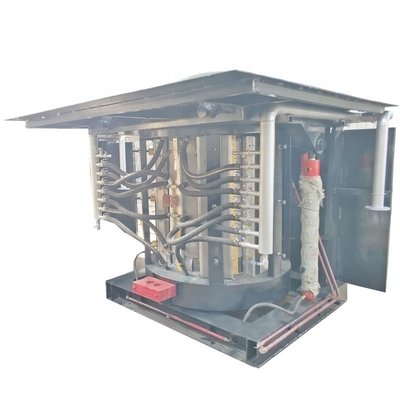 Building Material Stores 3Ton 50 Mins Medium Frequency Steel Iron Melting Tilting Induction Furnace