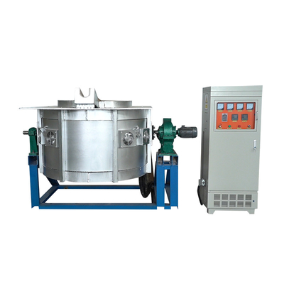 Melting Metal Luoyang Hongteng 1 Ton Scrap Metal Aluminum Induction Smelting Melting Furnace